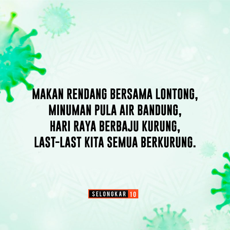 35 Koleksi Ucapan Pantun Raya PKP Tatkala Covid19 Masih Ada