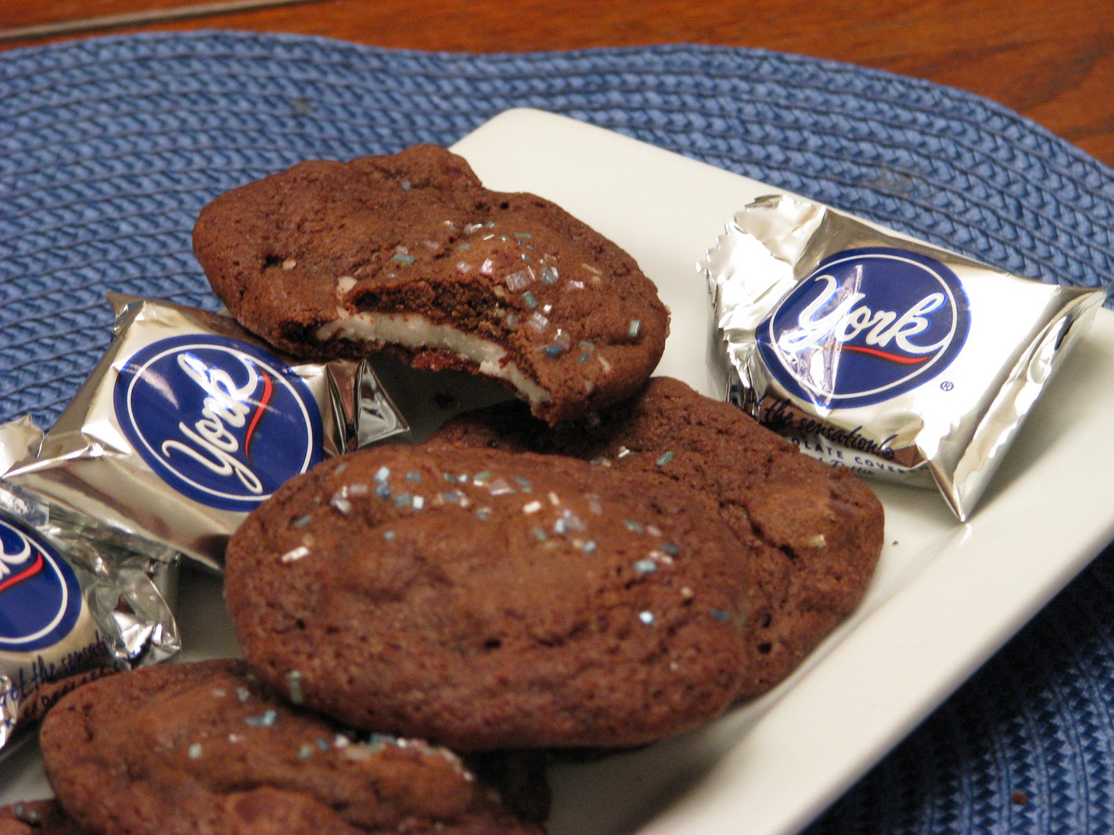 TheFultonGirls Double Chocolate Peppermint Pattie Cookies