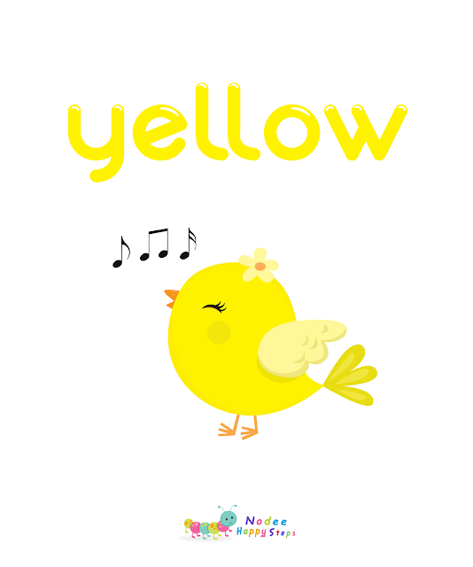 Yellow Color - Colors Flashcards for kids