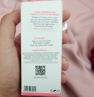 informasi cara pemakaian serum scarlett brightly ever after