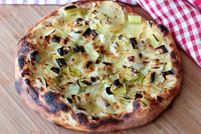 Potato and Leek Pizza | Karen's Kitchen Stories