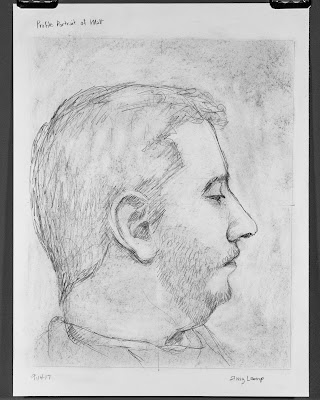 profile portrait exercise from Drawing on the Right Side of the Brain profile portrait exercise from Drawing on the Right Side of the Brain