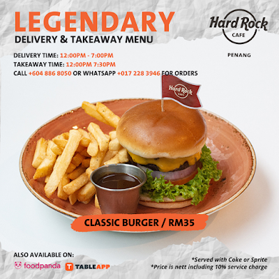 Legendary Delivery & Takeaway di Hard Rock Hotel Penang