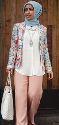 model blazer batik kantor Model Baju Batik Kantor Wanita Muslim Desain Terbaru TERUPDATE