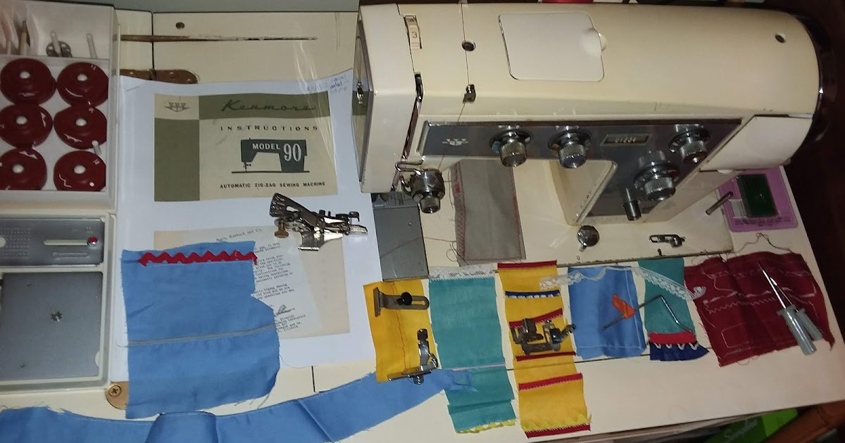 Kenmore Sewing Machine Sewing Lesson stitch samples