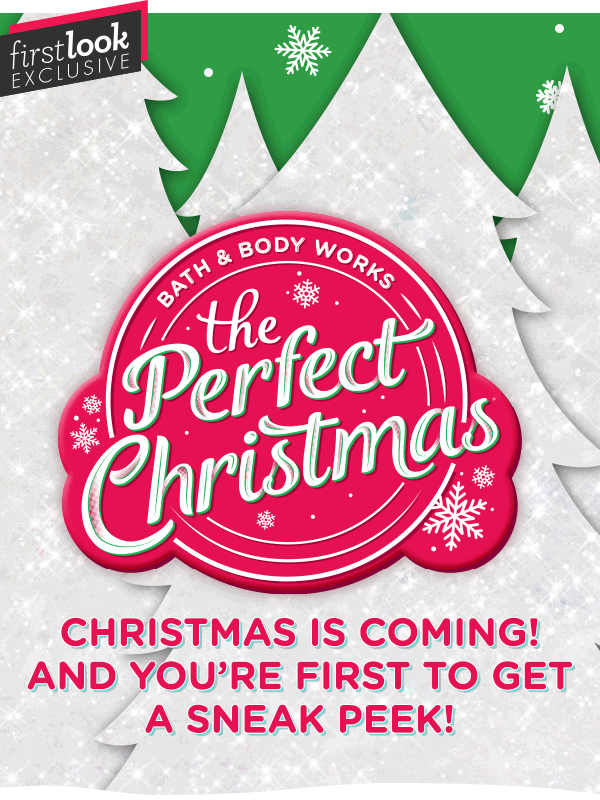 Life Inside the Page Bath & Body Works First Look Email New Holiday