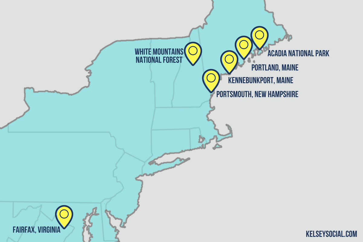 Map Acadia Park Maine Winter Harbor Schoodic Peninsula Return