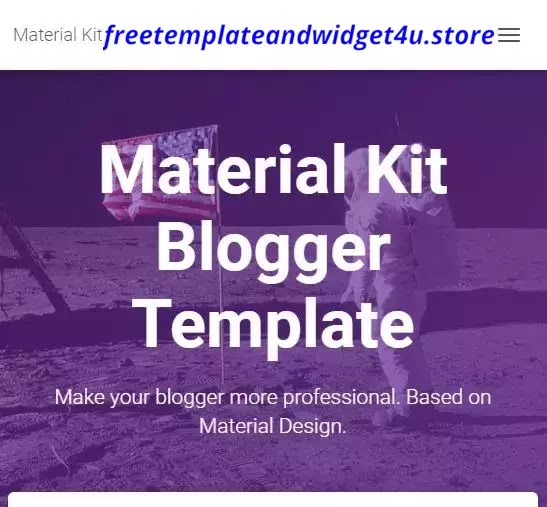 Material Kit Premium Blogger Template Free Download. Material Kit Premium Blogger Template Free Download.