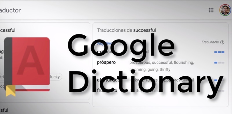 heredar Meloso Gran Barrera de Coral iGeek: Traductor de inglés a español y de español a inglés Google  Dictionary gratis con pronunciación