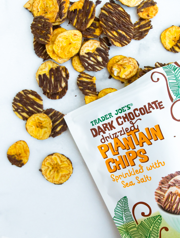 Sweet on Trader Joe's: Dark Chocolate Drizzled Plantain Chips