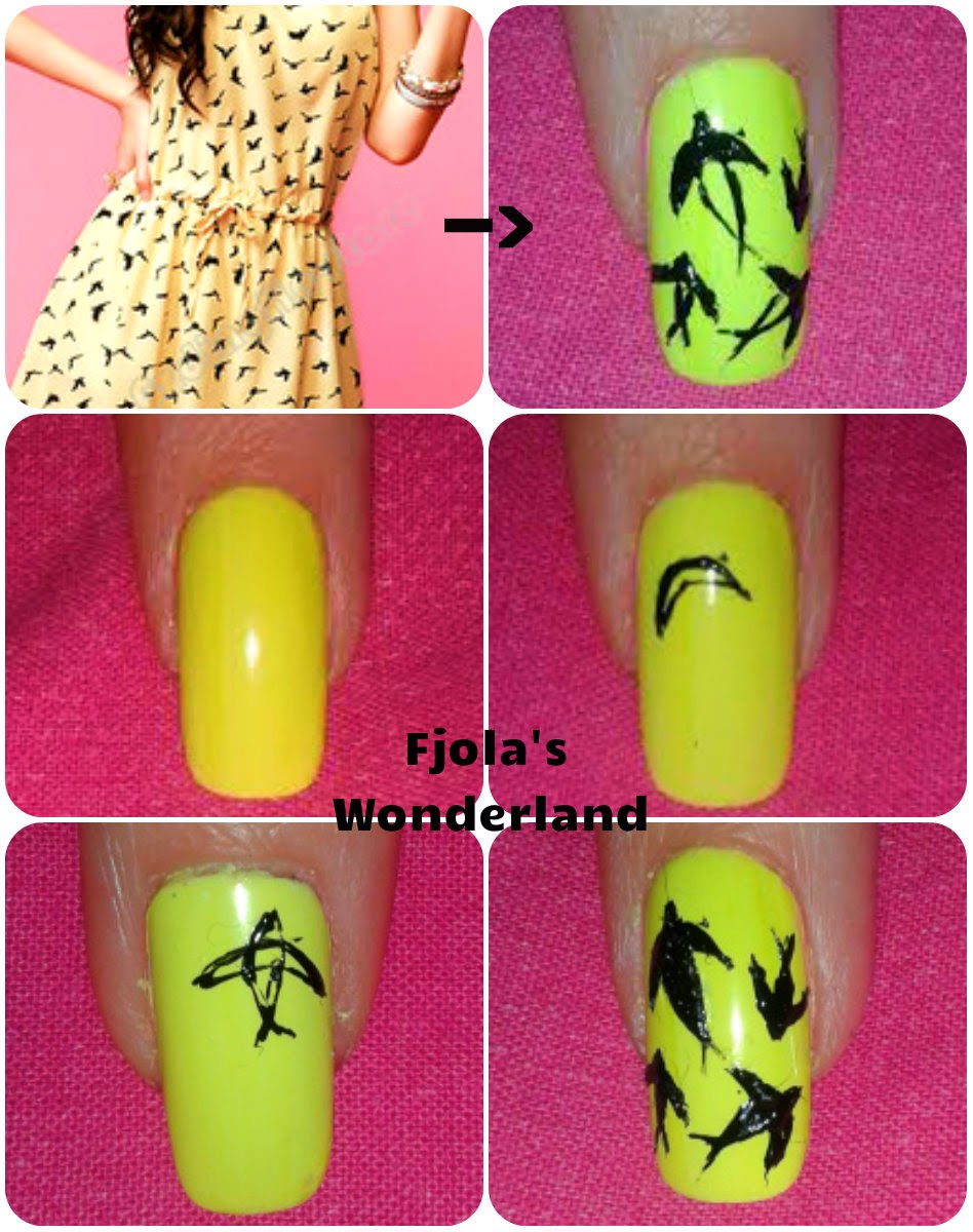 Fjola's Wonderland: MIX & MATCH spring nails inspiration from fabrics