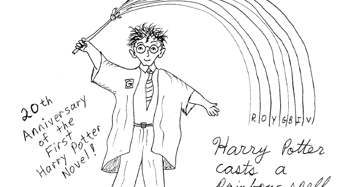 Robin's Great Coloring Pages Drawings from a Harry Potter Birthday