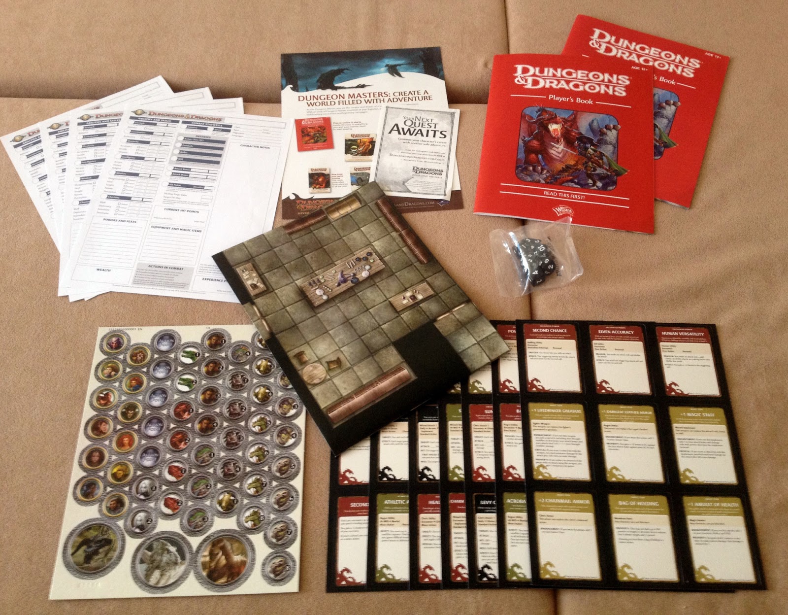 kaktusenok: D&amp;D 4: Распаковка Dungeons &amp; Dragons 4th edition Starter ...