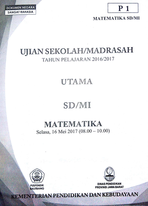 Contoh Latihan Soal Soal Matematika Usbn Sd 2019 Contoh Latihan Soal Soal Matematika Usbn Sd 2019