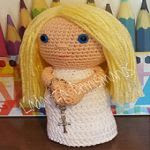 PATRON GRATIS  MUÑECA COMUNION AMIGURUMI 20551