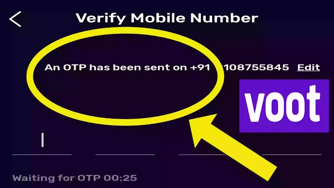 Voot Select OTP Not Received or Verification code/4 digit Code Problem