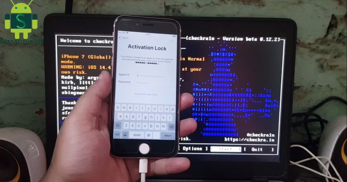 iPhone 7 Untethered iCloud Bypass iOS14.4.1 Free On Windows. - Gsm