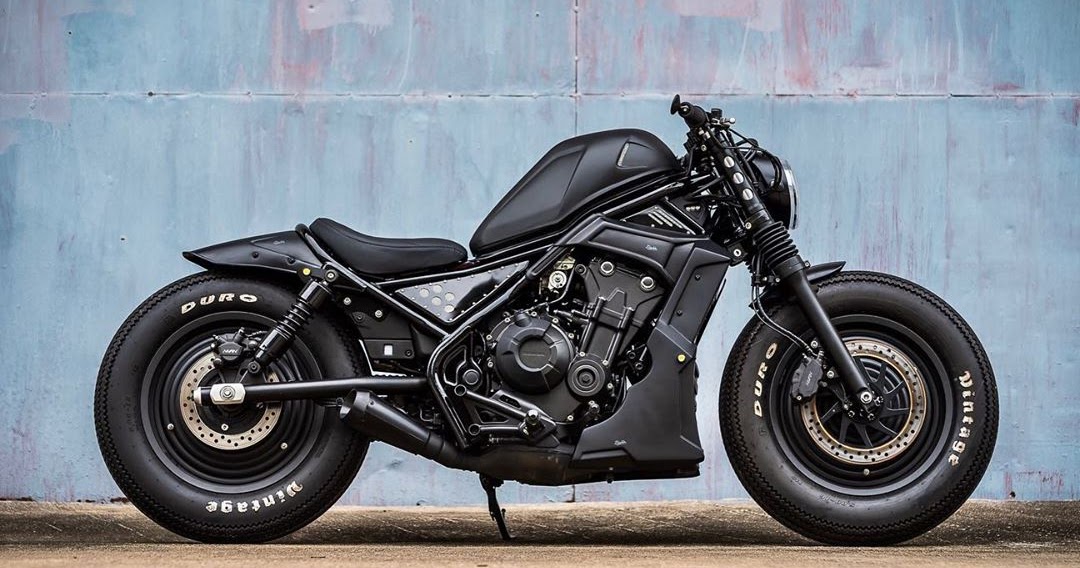 Hell Kustom : Honda Rebel 500 By K-Speed