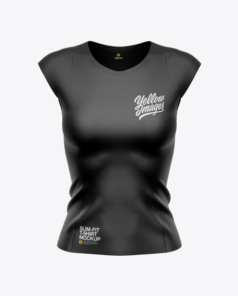 Download Download Women S Slim Fit T Shirt Mockup Yellowimages Mockups
