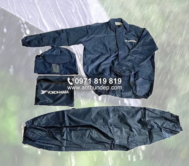 Thiết kế in áo mưa giá rẻ logo công ty