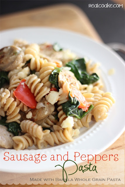 Delicious, quick, easy and #HealthyDinnerRecipes the whole family will enjoy. #PastaRecipes made with Barilla Whole Grain Pasta from #realcoake