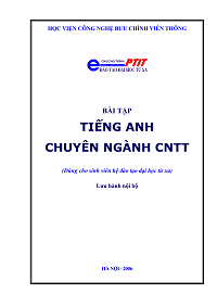 Bài Tập Tiếng Anh Chuyên Ngành Công Nghệ Thông Tin - Lê Thị Hồng Hạnh