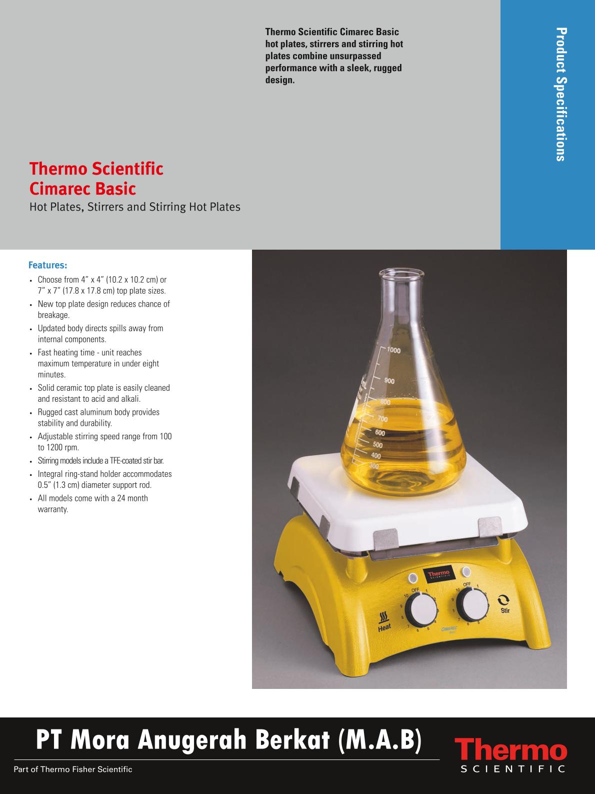 Thermo Scientific Cimarec™ Basic Stirring Hotplates