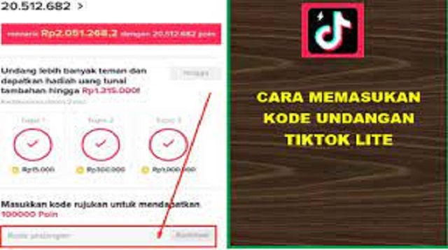 Cara Melihat Kode Tiktok Lite Cara Melihat Kode Undangan Tik Tok Lite 2021 - Cara1001