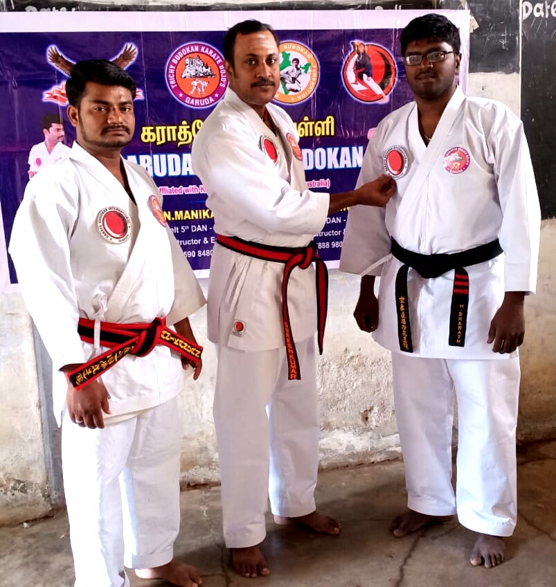 Karate Budokan International Renshi V.N.MANIKANDAN, Black Belt 5th DAN KBI, Dojo Chief