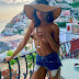 Photo: Nigerian model and actress Kendra Etufunwa goes completely topless in Italy