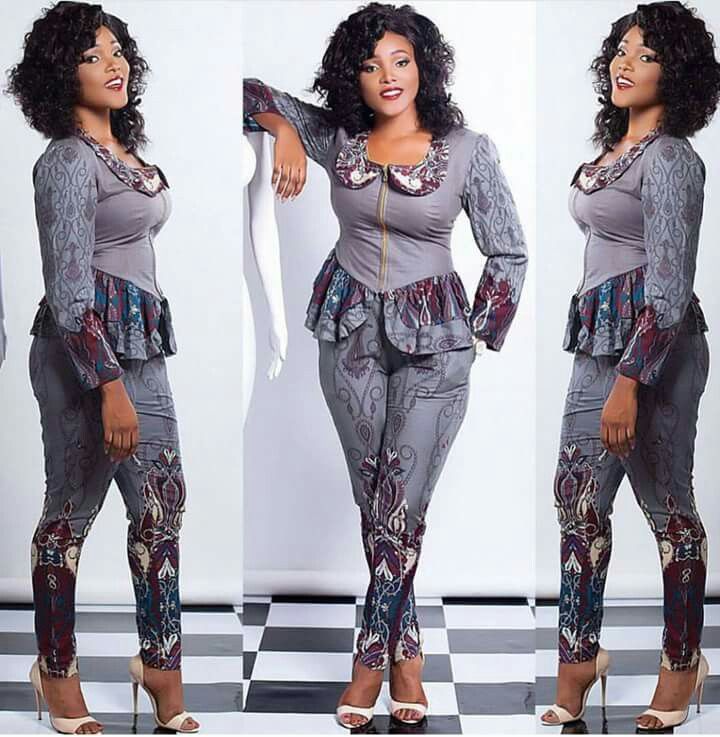 latest ankara top and trouser