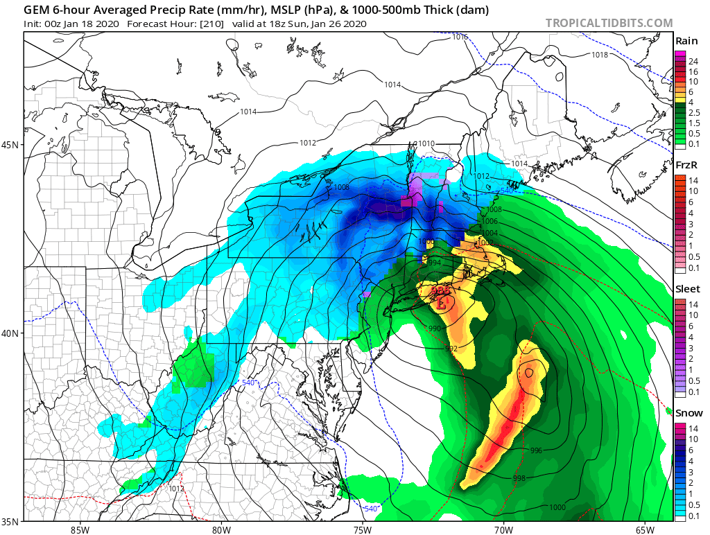 Mohawk Valley, Catskills, Major Winter Storm Possible For January 25th