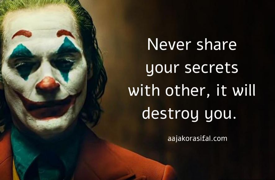 Joker Movie Life changing Quotes
