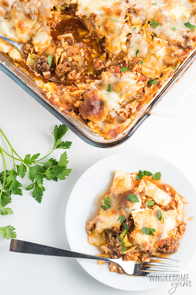 Sugar & Spice & Everything Nice Easy Lazy Cabbage Roll Casserole (Low Carb)