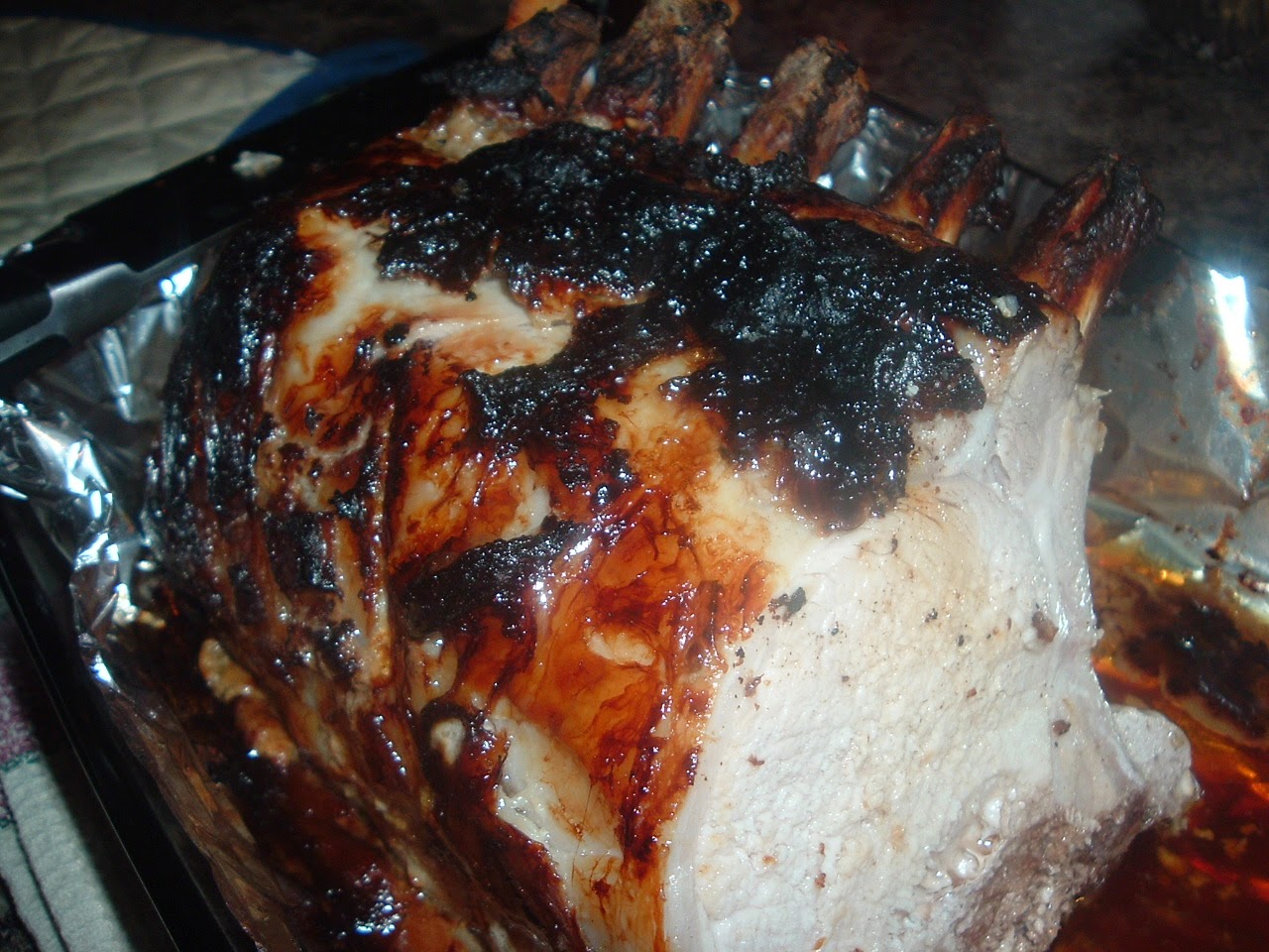 IsgroCooks Pork Loin Rib Roast With Honey Orange Marinade