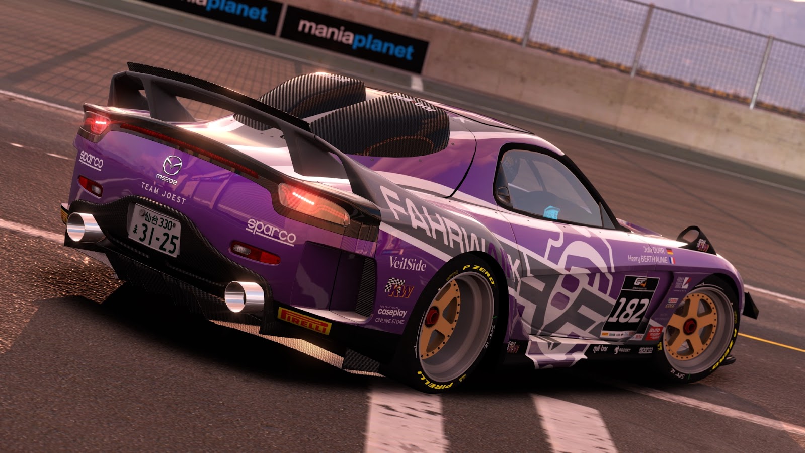 Mazda RX 7 Veilside Fortune дрифт