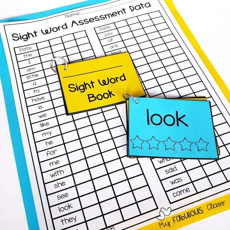 My Fabulous Class Assessment Data Punch Cards