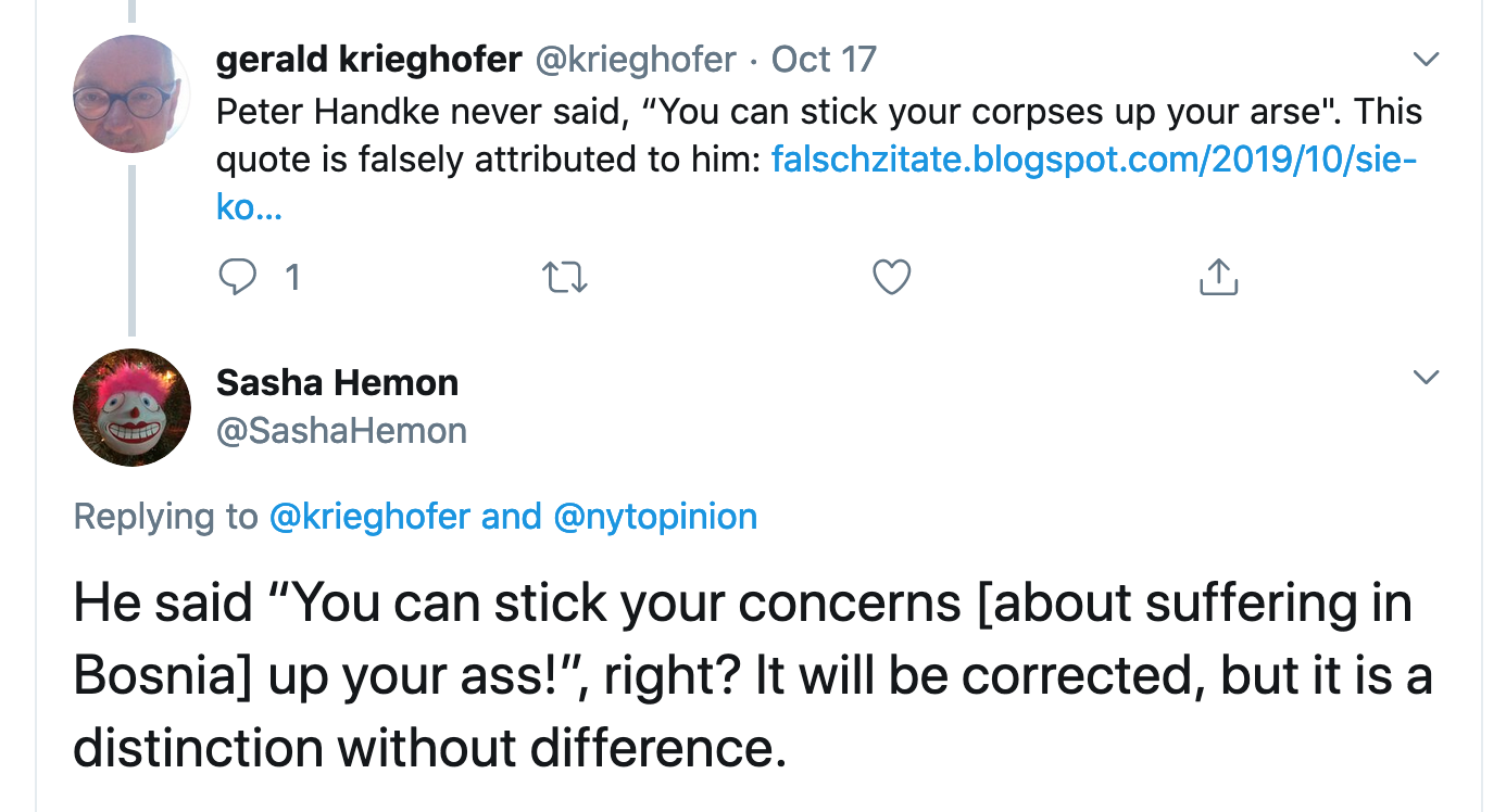 Handke essay yugoslavia picture