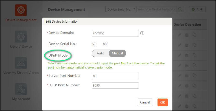 How to add devices into Guarding Vision account via Web Interface 