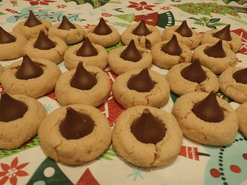 Sam's Place Hershey Kiss Peanut Butter Cookies
