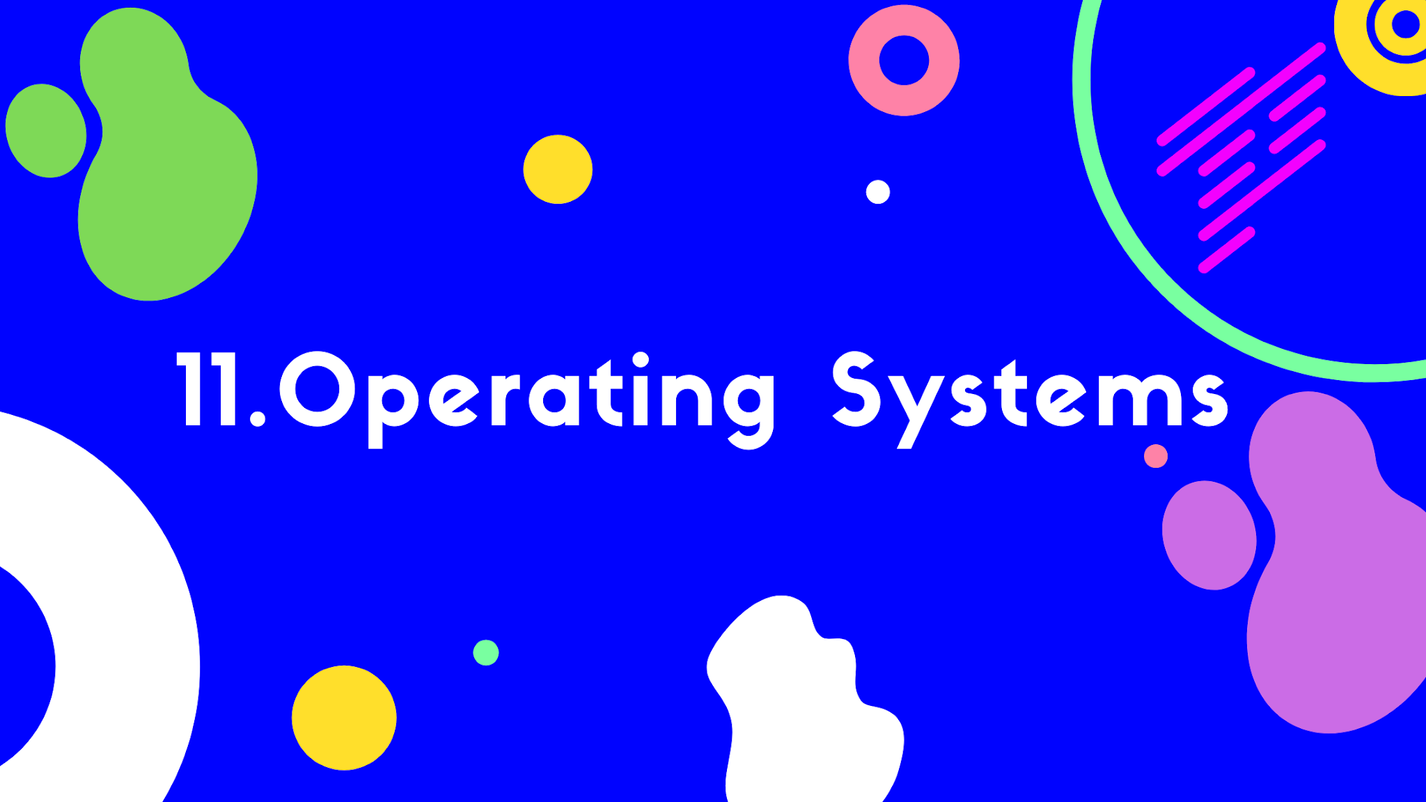 SOLUTIONS FOR CLASS 9 CHAPTER 11 OPERATING SYSTEMS