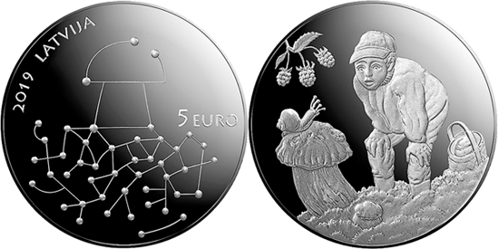 Latvia 5 euro 2019 - Gifts of the Forest