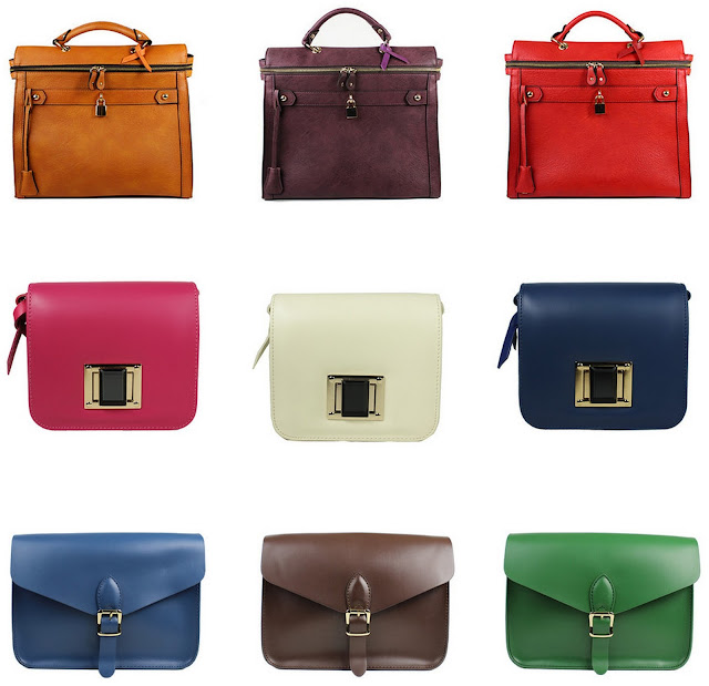 The Well-Appointed Catwalk: Angela & Roi's Donate by Color Handbags