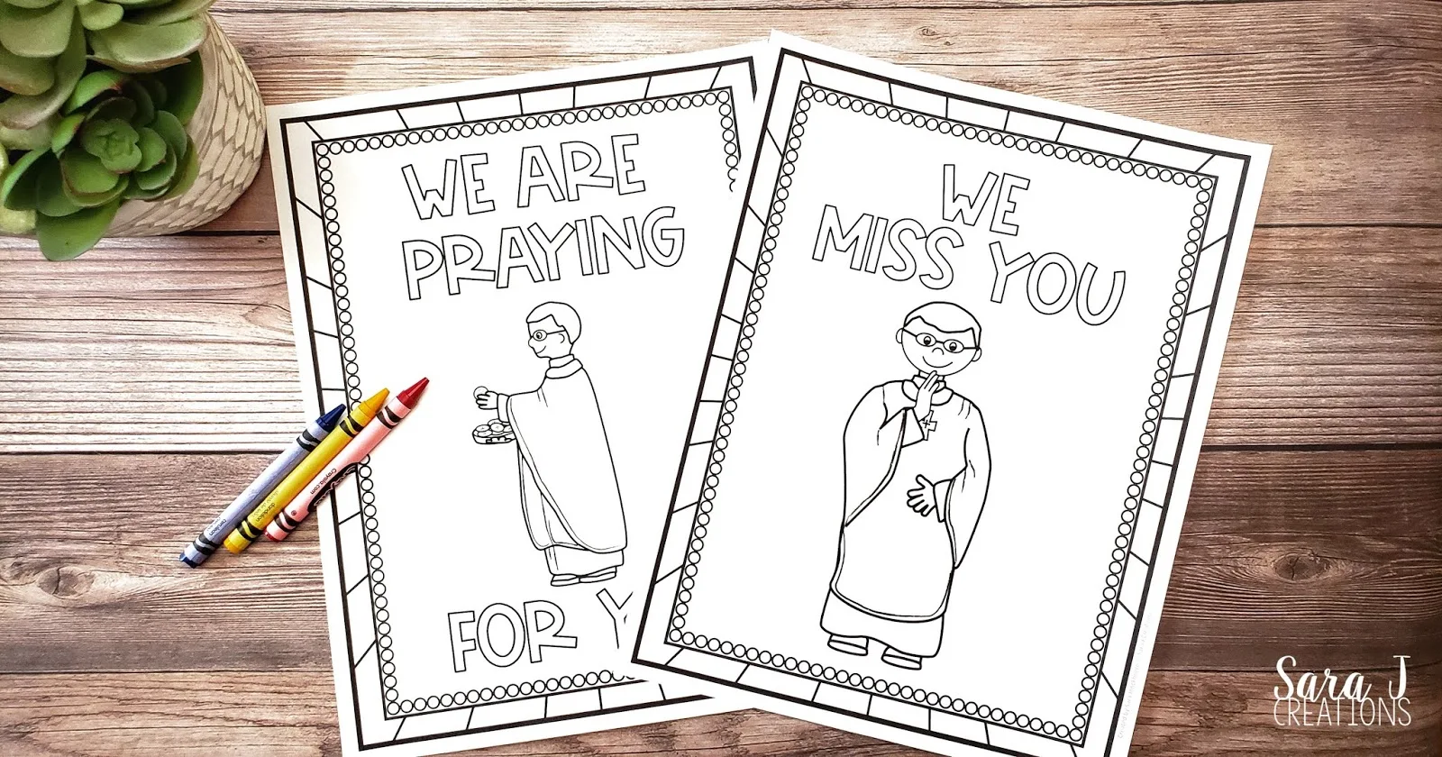 Uplifting Catholic Priests with Free Printable Thank You Notes | Sara J ...