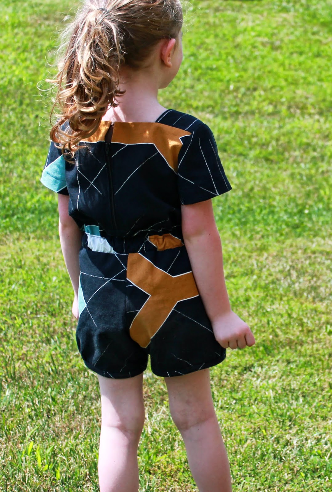 Oliver + S Croquet Dress + Puppet Show Shorts = Mash-Up Romper | The Inspired Wren