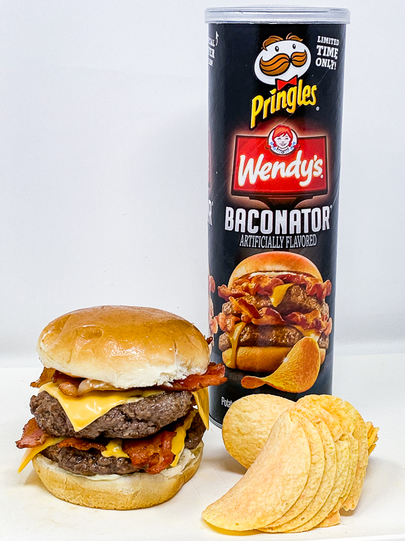 Tales of the Flowers Baconator Pringles taste test