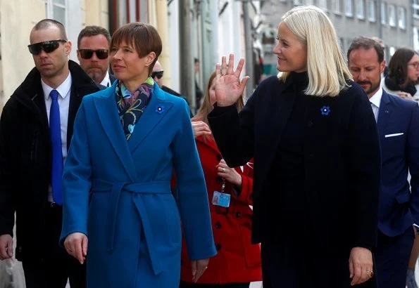 Crown Prince Haakon and Crown Princess Mette-Marit visited Telliskivi Creative City. Old Town of Tallinn which is in UNESCO cultural heritage list