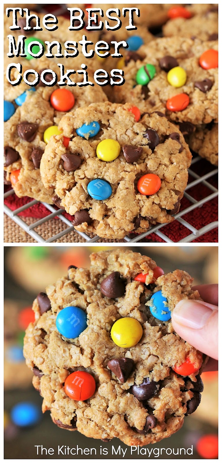 How to Make the BEST Monster Cookies The Kitchen is My Playground
