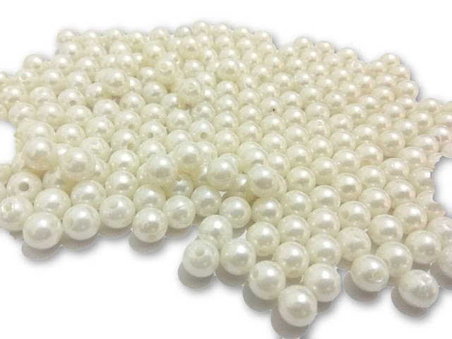 Pearls Beads for Craft Jewellery Embroidery Making Purpose Round Shape