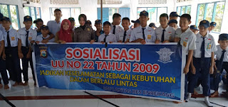 Sat Lantas Polres Enrekang Sosialisasi Budaya Tertib dan Disiplin Berlalu Lintas